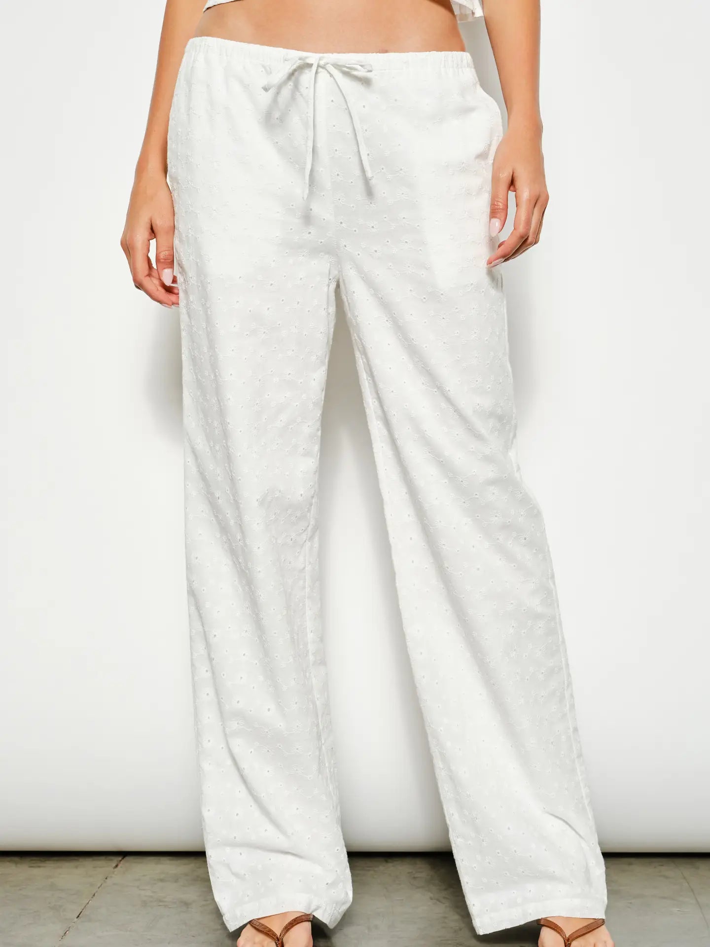 lexi eyelet pant set