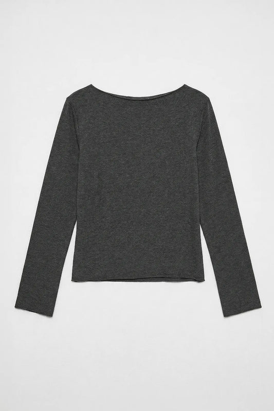 slouch long sleeve top