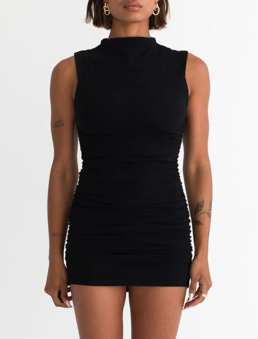 minimalist mini dress