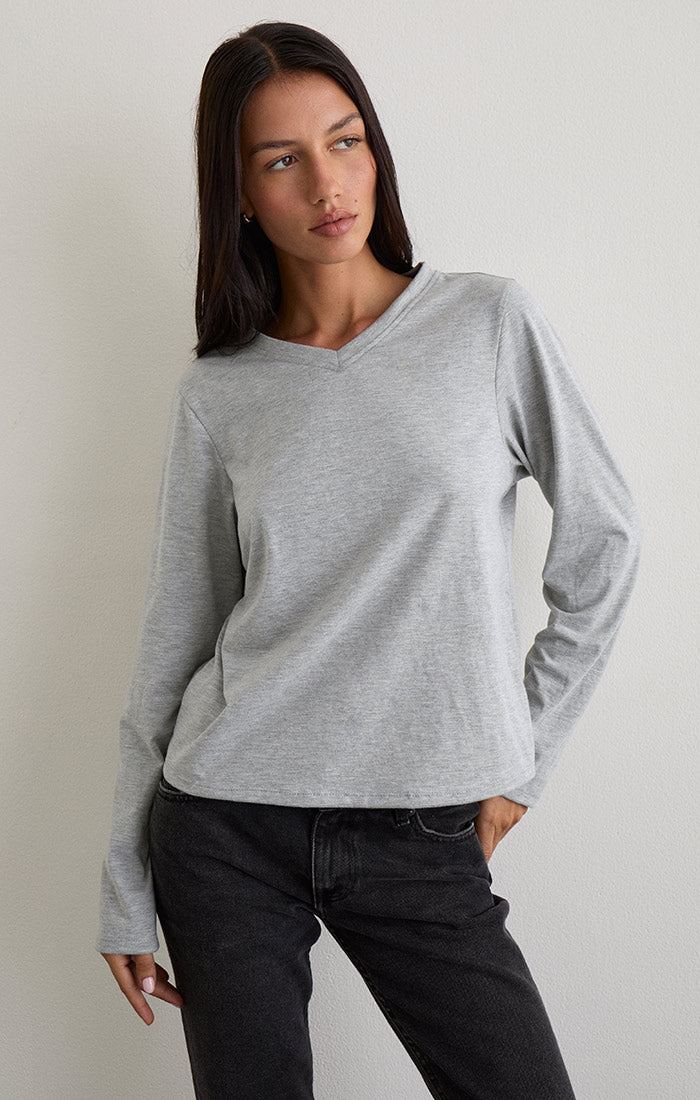 feman v neck top