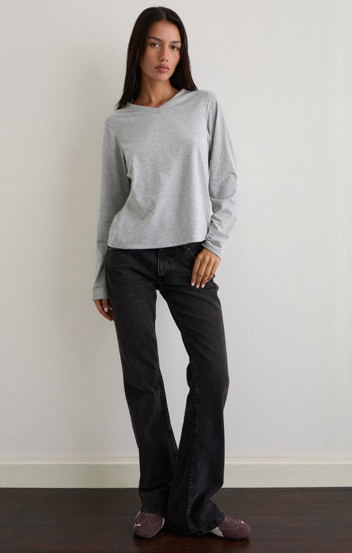 feman v neck top