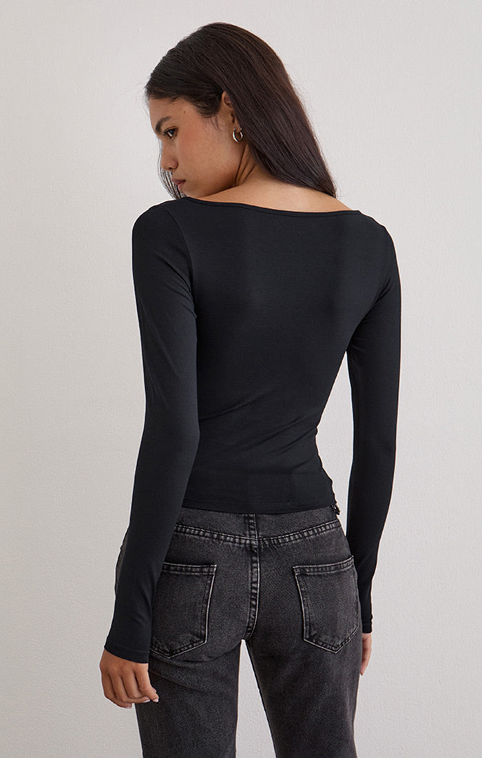 donela keyhole top