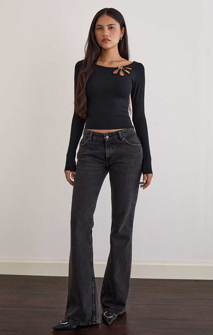 donela keyhole top