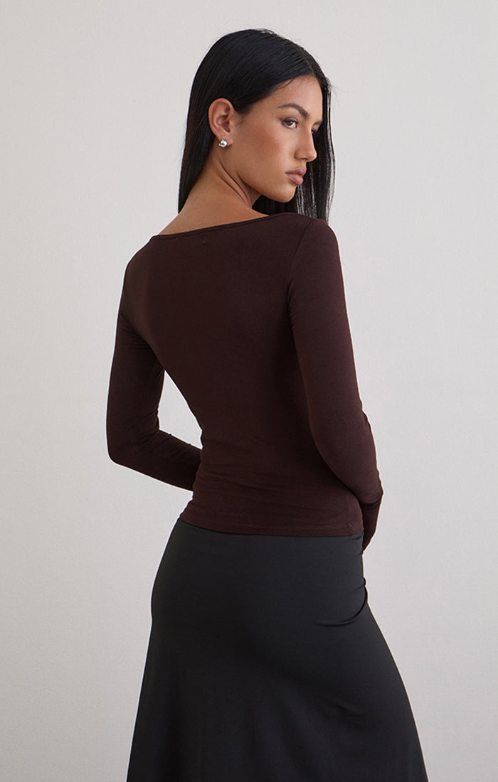 donela keyhole top
