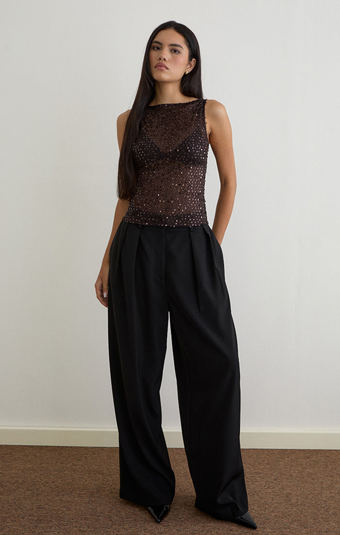 dudley sequin top