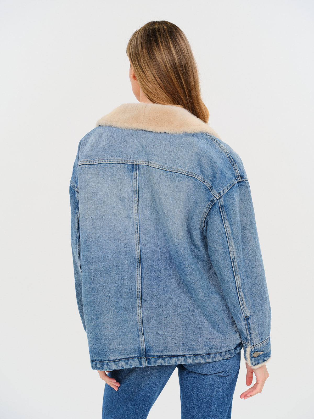 wynn sherpa denim jacket