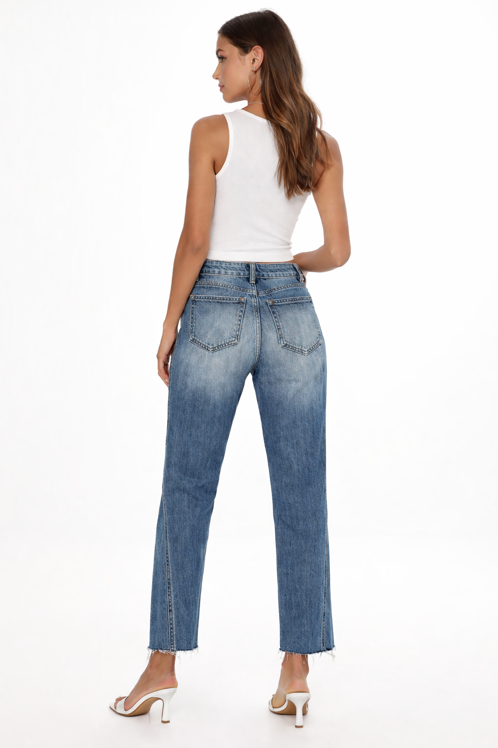 straight leg jeans