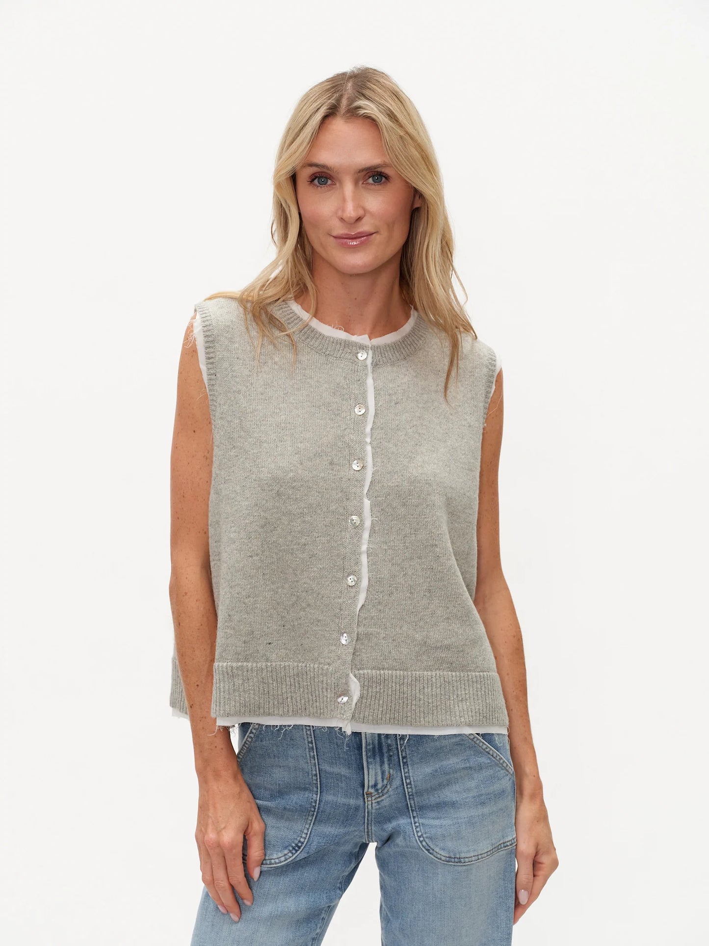 maria double layer vest