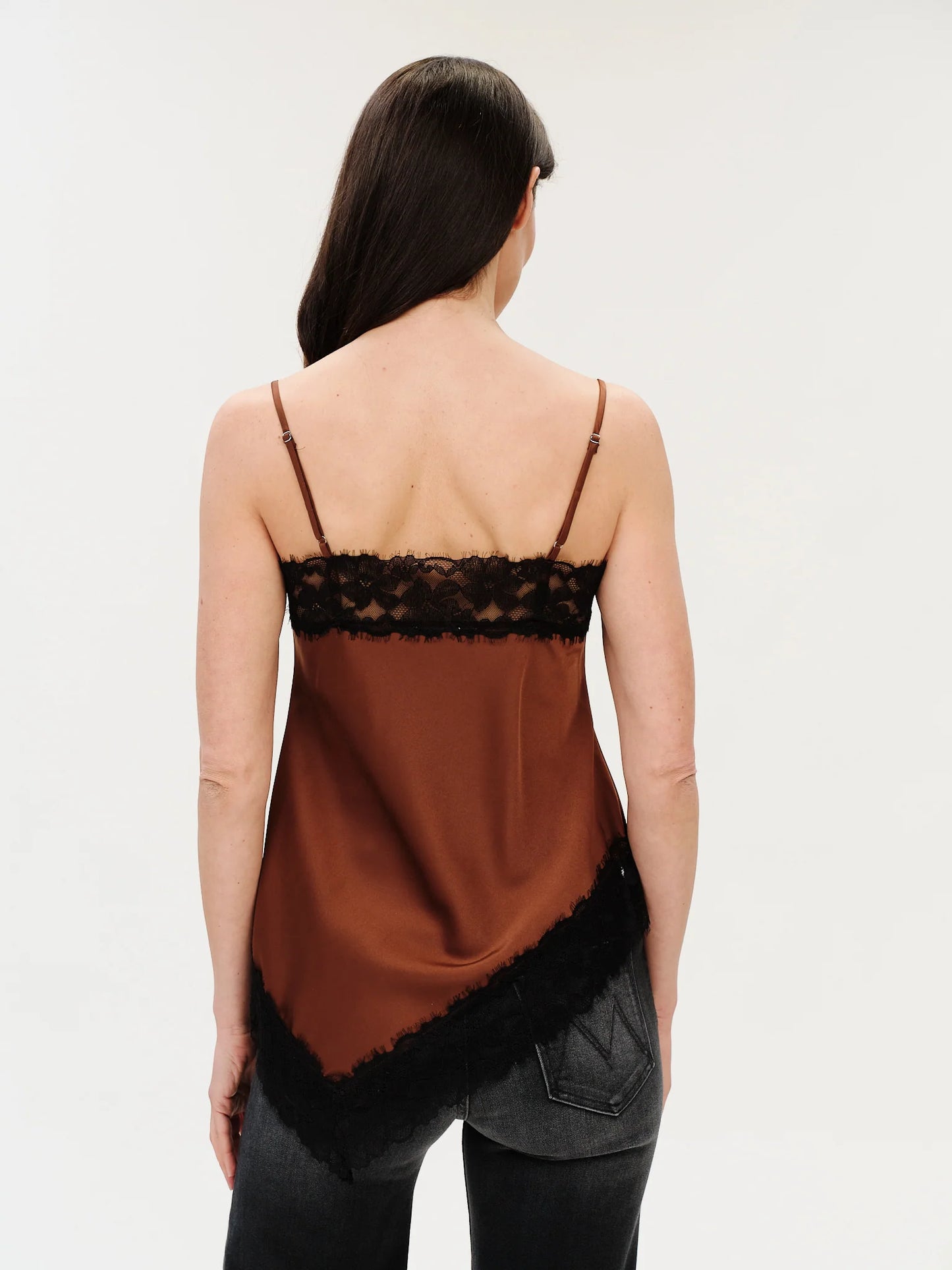 viola lace trim tank
